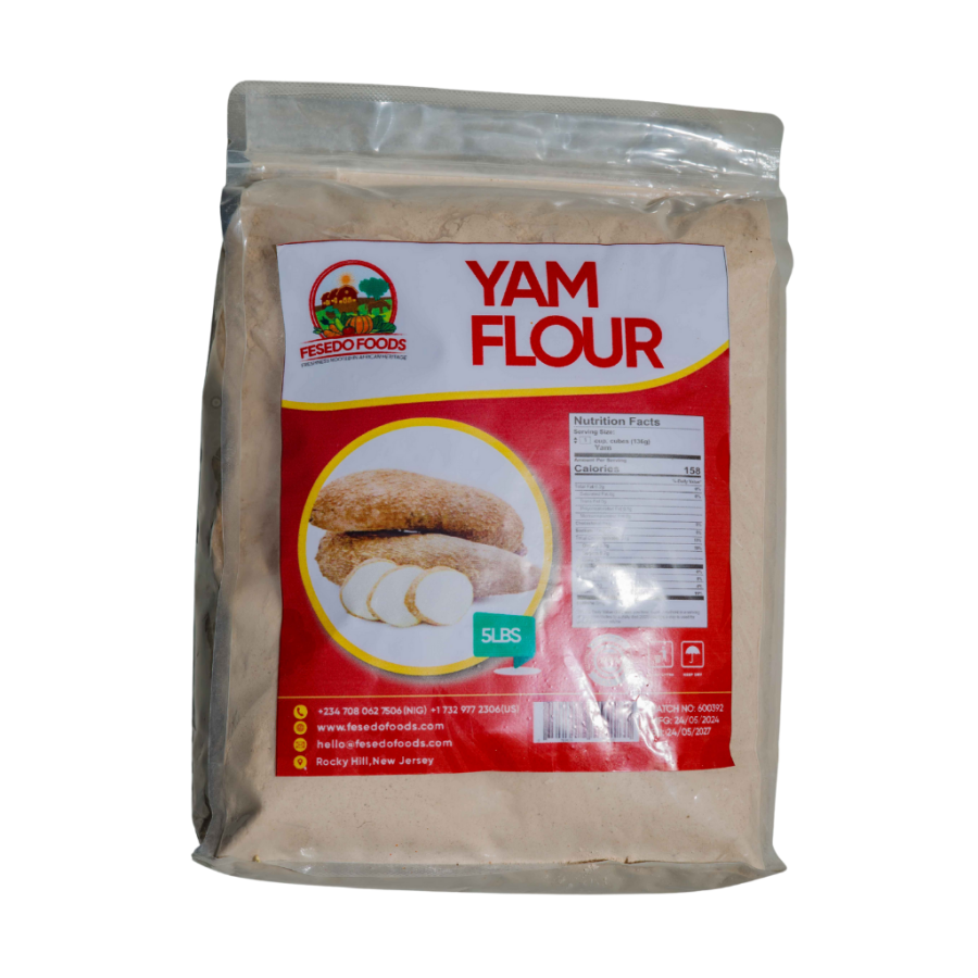 Fesedo Foods Yam Flour 5lbs