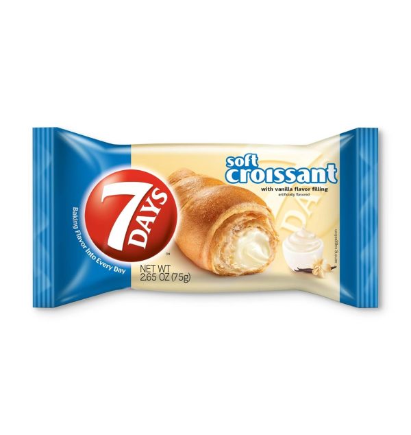 7Days Soft Croissant Vanilla Flavor Filling