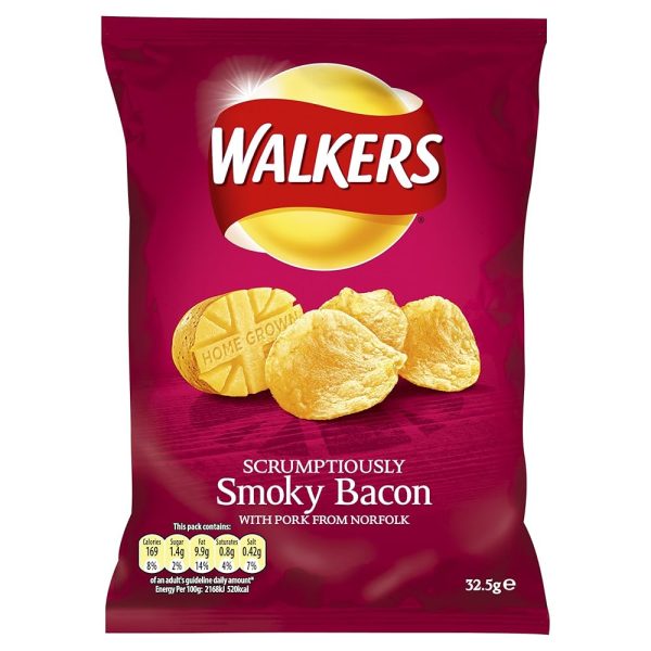 Walkers Crisp Smoky Bacon